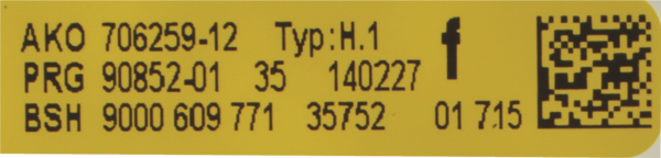 00496380 Řídící modul Bosch | Siemens