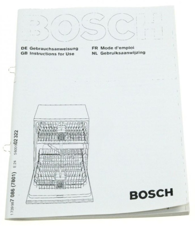 00520153 Návod do myčky nádobí Bosch | Siemens