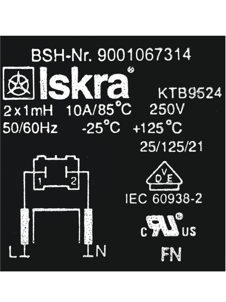 00639005 Odrušovací kondenzátor Bosch | Siemens