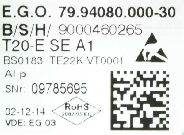00649128 Řídící modul Bosch | Siemens