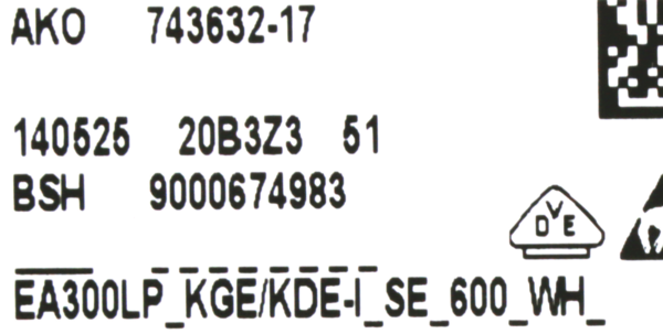 00658107 Programátor Bosch | Siemens