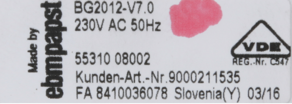 00676780 Motor ventilátoru Bosch | Siemens