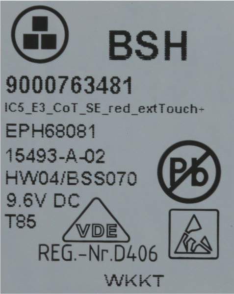 00740477 Ovládací modul naprogramovaný Bosch | Siemens