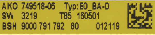 00751722 Hodiny Bosch | Siemens