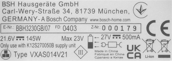 11059676 Plášť Bosch | Siemens