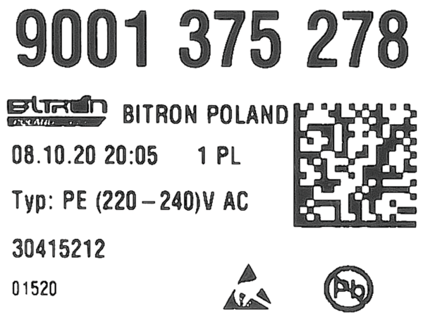12006504 Naprogramovaný výkonový modul Bosch | Siemens