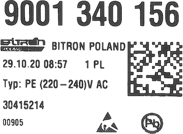 12007237 Naprogramovaný výkonový modul Bosch | Siemens