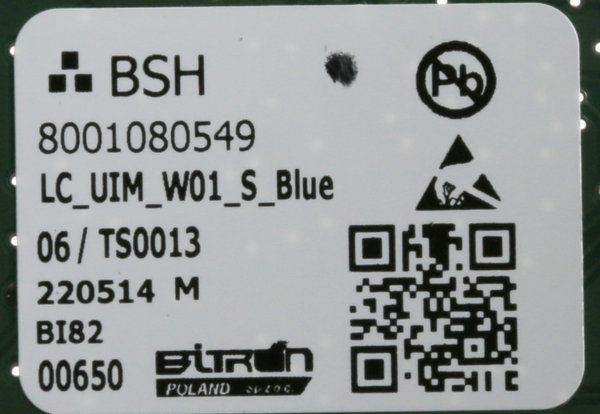 12049353 Ovládací modul naprogramovaný Bosch | Siemens