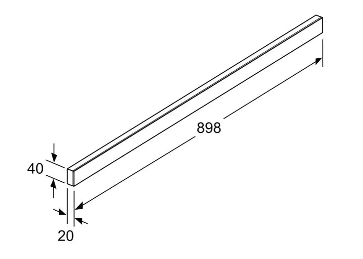 LZ49561 17005403 Designová rukojeť do odsavače par Bosch | Siemens
